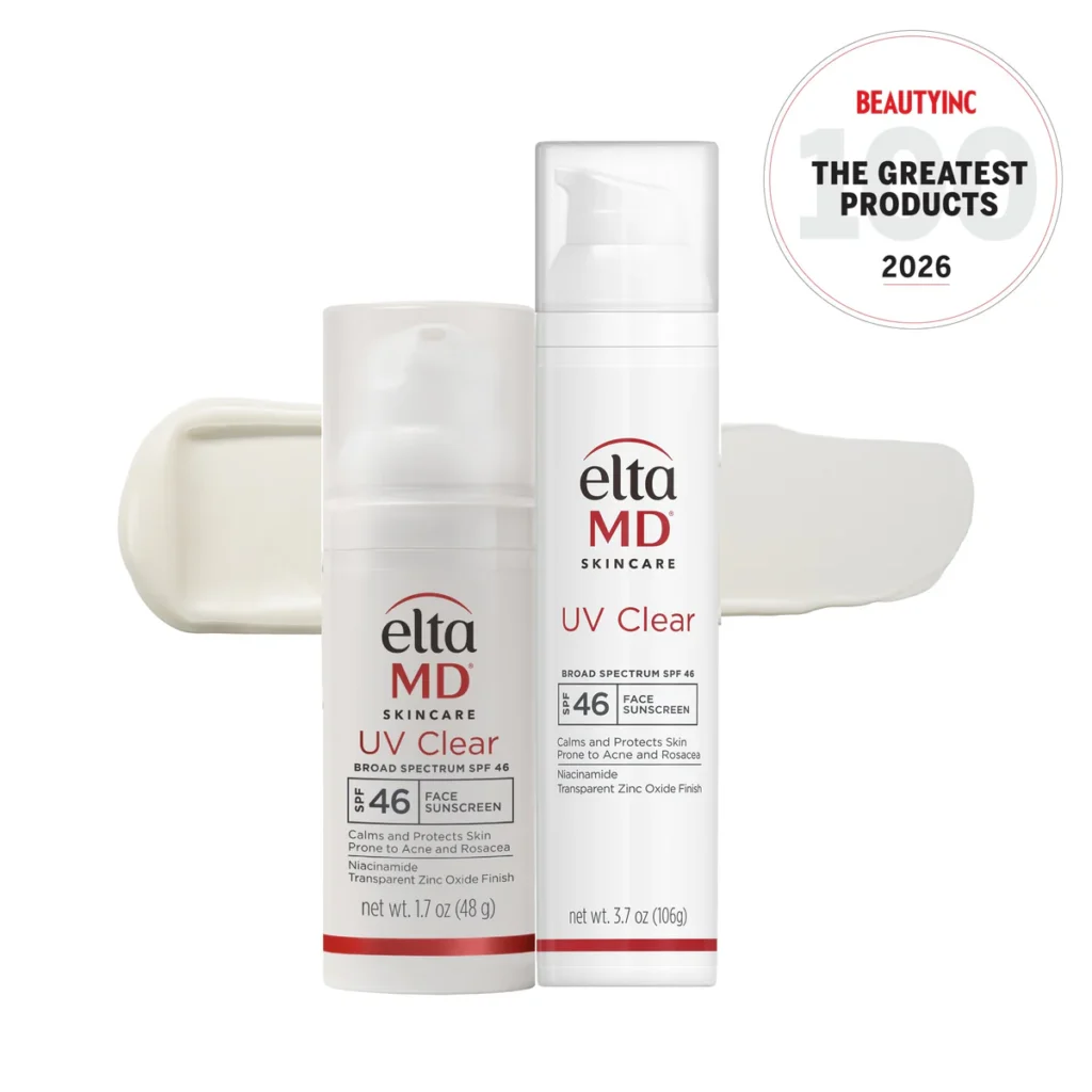 EltaMD UV Clear Face Sunscreen SPF, Oil-Free Sunscreen with Zinc Oxide, Dermatologist Recommended