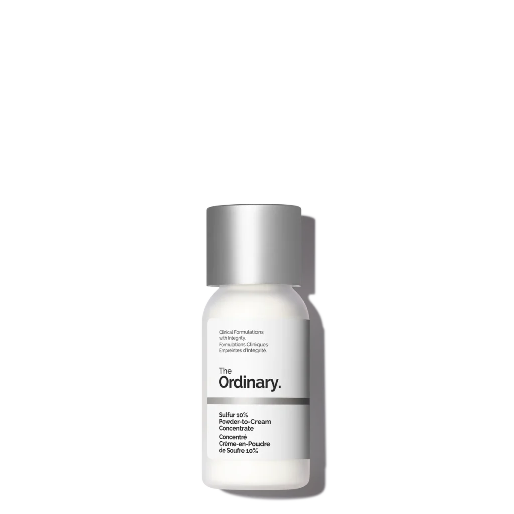 Sulfur 10% Powder-to-Cream Concentrate Acne Spot Treatment