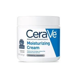 CeraVe Moisturizing Cream, Body and Face Moisturizer for Dry Skin, Body Cream with Hyaluronic Acid and Ceramides, Daily Moisturizer, Oil-Free, Fragrance Free, Non-Comedogenic,